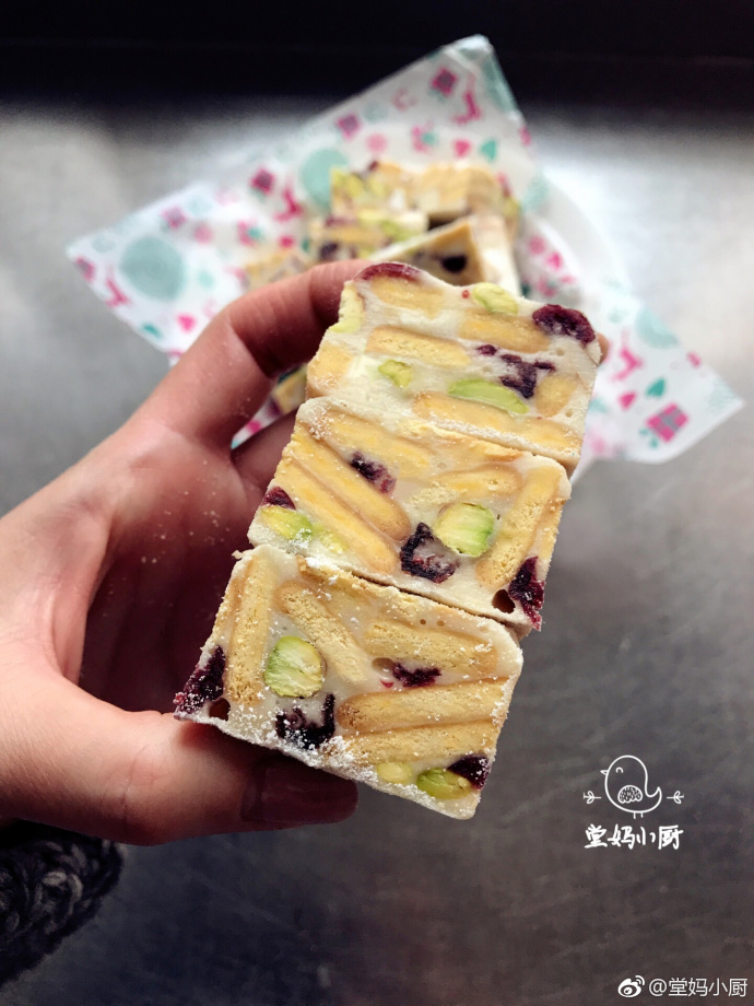 蔓越莓雪花酥的做法