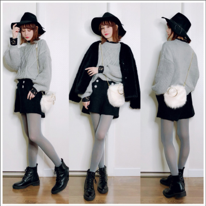 甜美girl的温柔可爱穿搭示范搭配LOOK