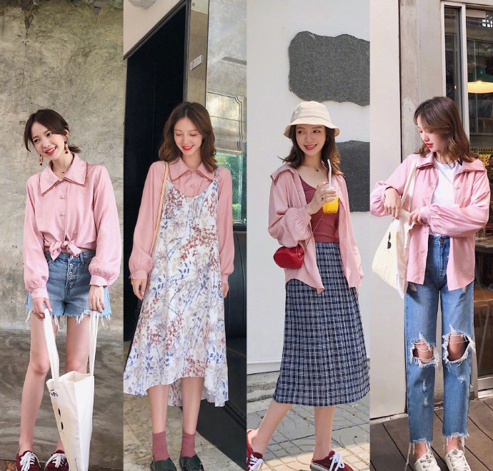 一衣多穿经典范例裙装裤装都很美腻的穿搭