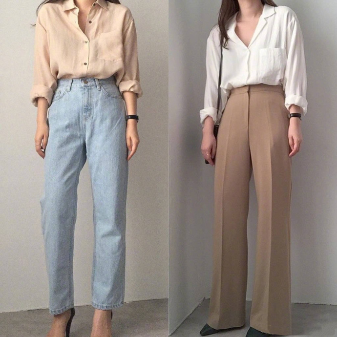 超有气质的简洁大方早秋通勤穿搭参考