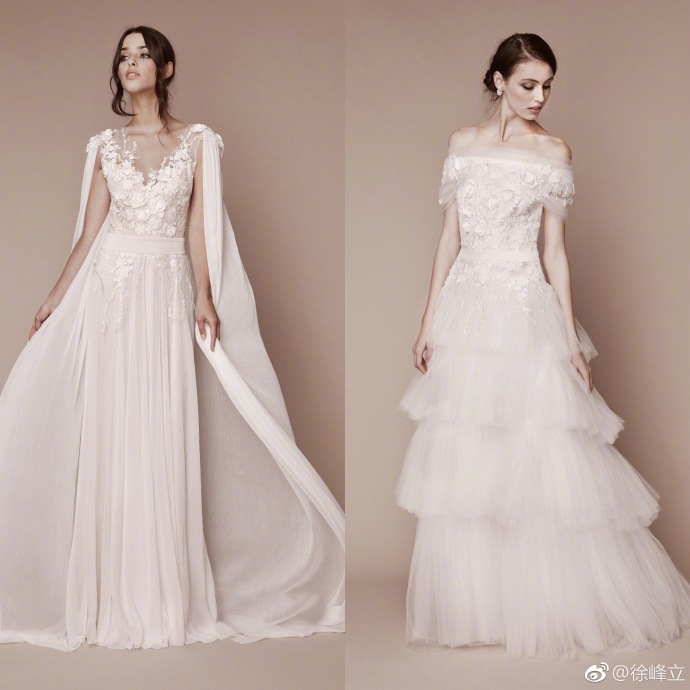 Tadashi Shoji Fall2019婚纱礼服图片