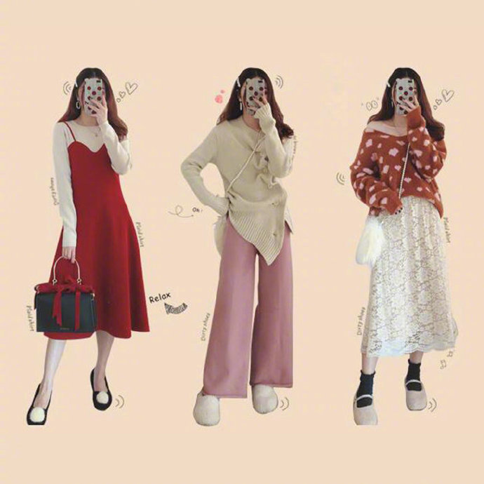 27套清新柔美的内搭示范诠释精致完美小女人