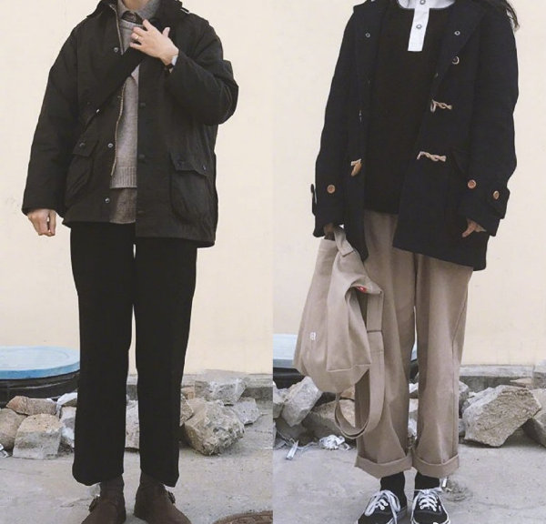 休闲简约裤装搭配低调的大地色更显帅气