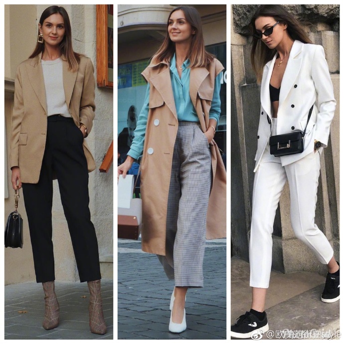 乌克兰造型师Nika Huk27套行走的170cm时髦搭配