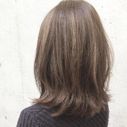 中长发烫发发型图片