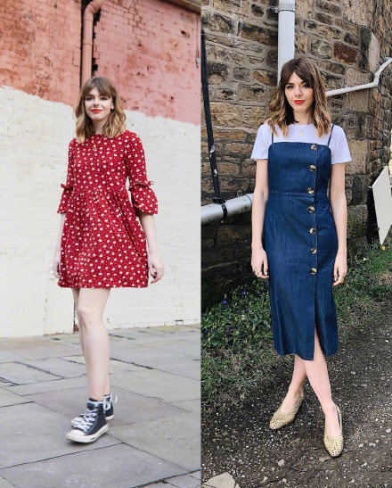 时尚美女博主Sophia Rosemary复古风穿搭参考