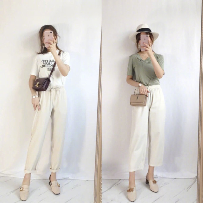 浅色系柔美穿搭夏日里的清爽girl~