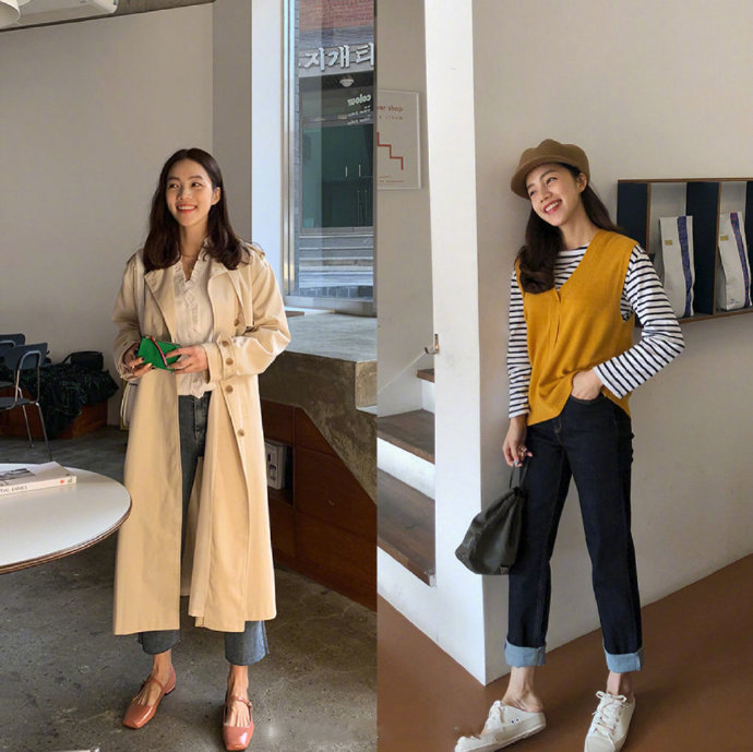 清新活力的通勤春搭看起来舒服又养眼​