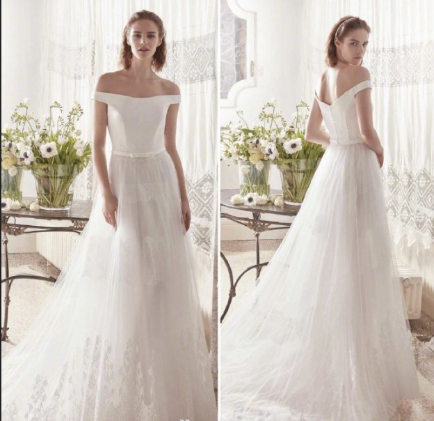 Blumarine2019春夏渐变婚纱图片