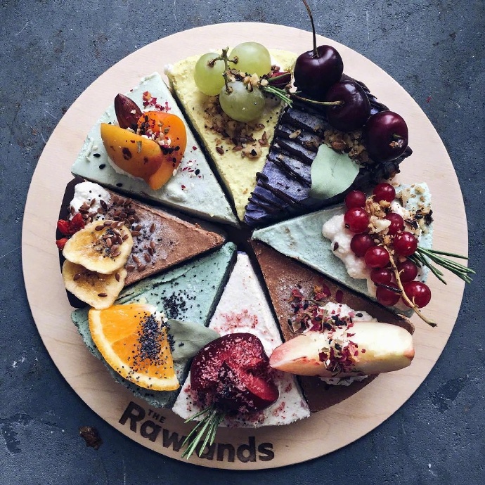 五颜六色的生日蛋糕图片