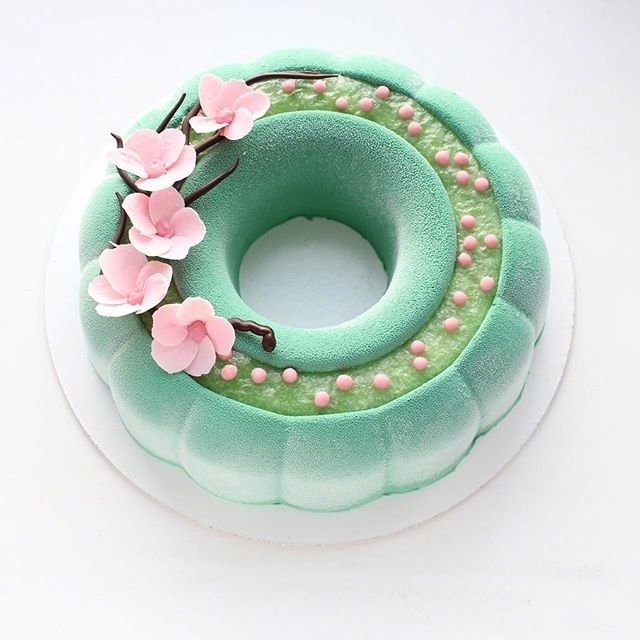 美美哒的小清新生日蛋糕图片