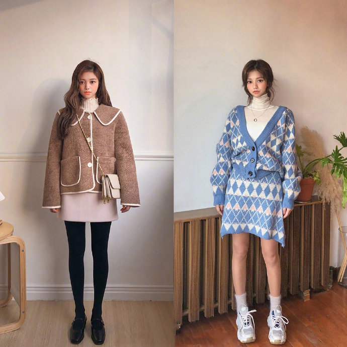 俏皮可人的韩风chic服装搭配技巧